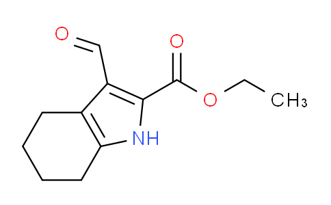 CAS No. 203207-32-3, Ethyl 3-formyl-4,5,6,7-tetrahydro-1H-indole-2-carboxylate