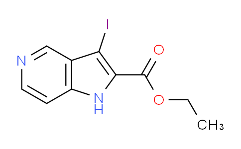CAS No. 1260383-69-4, Ethyl 3-iodo-1H-pyrrolo[3,2-c]pyridine-2-carboxylate