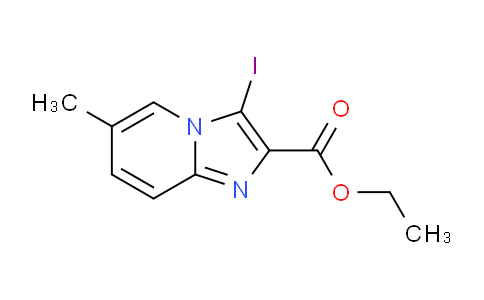 CAS No. 885276-50-6, Ethyl 3-iodo-6-methylimidazo[1,2-a]pyridine-2-carboxylate
