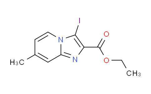 CAS No. 885276-74-4, Ethyl 3-iodo-7-methylimidazo[1,2-a]pyridine-2-carboxylate