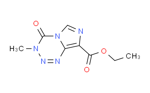 CAS No. 196806-14-1, Ethyl 3-methyl-4-oxo-3,4-dihydroimidazo[5,1-d][1,2,3,5]tetrazine-8-carboxylate