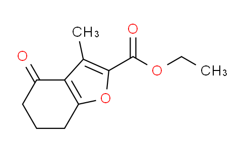 CAS No. 108993-84-6, Ethyl 3-methyl-4-oxo-4,5,6,7-tetrahydrobenzofuran-2-carboxylate