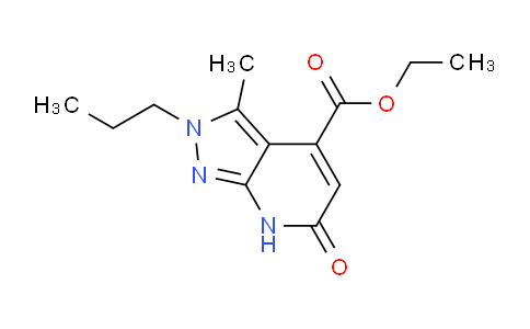 CAS No. 1174868-97-3, Ethyl 3-methyl-6-oxo-2-propyl-6,7-dihydro-2H-pyrazolo[3,4-b]pyridine-4-carboxylate