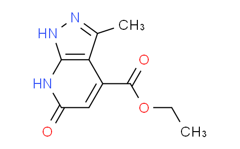 CAS No. 1018166-61-4, Ethyl 3-methyl-6-oxo-6,7-dihydro-1H-pyrazolo[3,4-b]pyridine-4-carboxylate