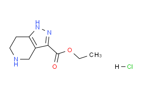 CAS No. 1211512-51-4, Ethyl 4,5,6,7-tetrahydro-1H-pyrazolo[4,3-c]pyridine-3-carboxylate hydrochloride
