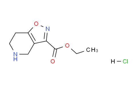 CAS No. 912265-91-9, Ethyl 4,5,6,7-tetrahydroisoxazolo[4,5-c]pyridine-3-carboxylate hydrochloride