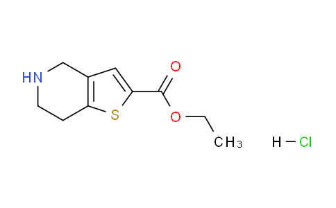 CAS No. 1211511-50-0, Ethyl 4,5,6,7-tetrahydrothieno[3,2-c]pyridine-2-carboxylate hydrochloride