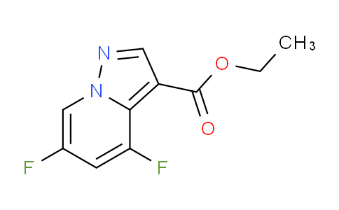 CAS No. 1427501-67-4, Ethyl 4,6-difluoropyrazolo[1,5-a]pyridine-3-carboxylate