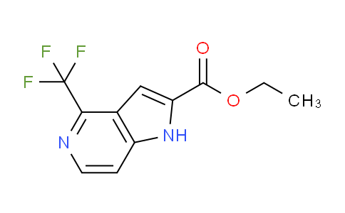 CAS No. 1060815-19-1, Ethyl 4-(trifluoromethyl)-1H-pyrrolo[3,2-c]pyridine-2-carboxylate