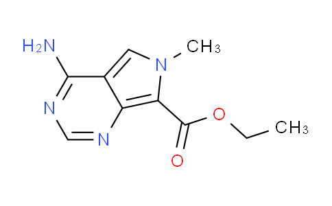 CAS No. 1710695-97-8, Ethyl 4-amino-6-methyl-6H-pyrrolo[3,4-d]pyrimidine-7-carboxylate