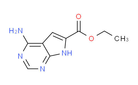 CAS No. 1257849-91-4, Ethyl 4-amino-7H-pyrrolo[2,3-d]pyrimidine-6-carboxylate