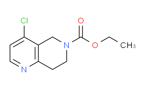 CAS No. 1201845-49-9, Ethyl 4-chloro-7,8-dihydro-1,6-naphthyridine-6(5H)-carboxylate