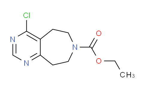 CAS No. 1245645-25-3, Ethyl 4-chloro-8,9-dihydro-5H-pyrimido[4,5-d]azepine-7(6H)-carboxylate