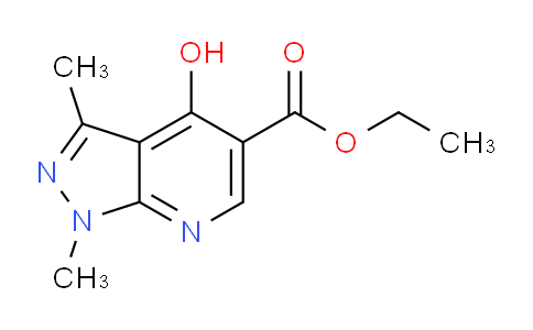 CAS No. 19736-06-2, Ethyl 4-hydroxy-1,3-dimethyl-1H-pyrazolo[3,4-b]pyridine-5-carboxylate