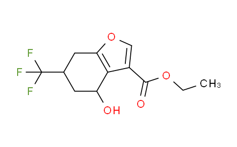 CAS No. 1420792-64-8, Ethyl 4-hydroxy-6-(trifluoromethyl)-4,5,6,7-tetrahydrobenzofuran-3-carboxylate
