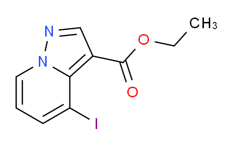 CAS No. 55899-31-5, Ethyl 4-iodopyrazolo[1,5-a]pyridine-3-carboxylate