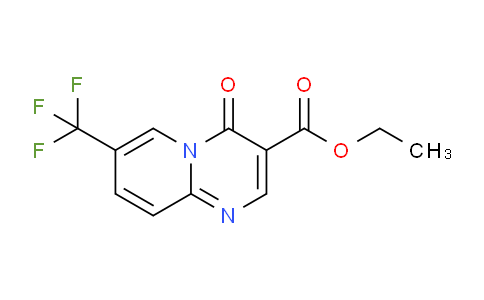CAS No. 256238-90-1, Ethyl 4-oxo-7-(trifluoromethyl)-4H-pyrido[1,2-a]pyrimidine-3-carboxylate