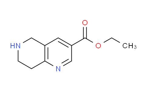 CAS No. 741736-93-6, Ethyl 5,6,7,8-tetrahydro-1,6-naphthyridine-3-carboxylate