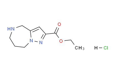 CAS No. 1384080-92-5, Ethyl 5,6,7,8-tetrahydro-4H-pyrazolo[1,5-a][1,4]diazepine-2-carboxylate hydrochloride