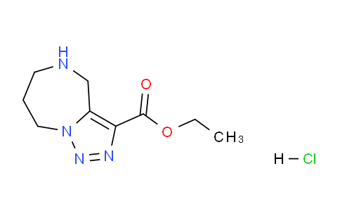 CAS No. 1422344-35-1, Ethyl 5,6,7,8-tetrahydro-4H-[1,2,3]triazolo[1,5-a][1,4]diazepine-3-carboxylate hydrochloride