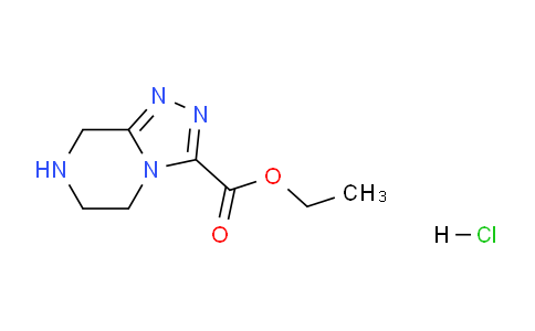 CAS No. 1187830-58-5, Ethyl 5,6,7,8-tetrahydro-[1,2,4]triazolo[4,3-a]pyrazine-3-carboxylate hydrochloride