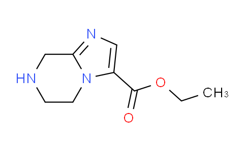 CAS No. 1286753-85-2, Ethyl 5,6,7,8-tetrahydroimidazo[1,2-a]pyrazine-3-carboxylate