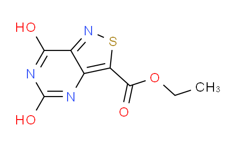 CAS No. 160600-22-6, Ethyl 5,7-dihydroxyisothiazolo[4,3-d]pyrimidine-3-carboxylate