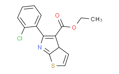 CAS No. 2009013-82-3, Ethyl 5-(2-chlorophenyl)-3aH-thieno[2,3-b]pyrrole-4-carboxylate