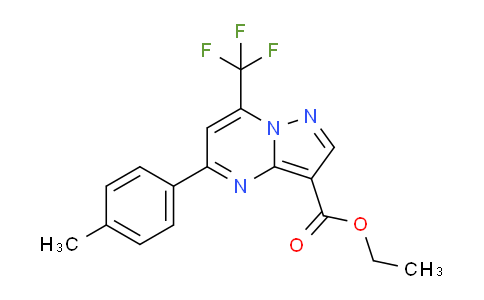 MC682585 | 351989-80-5 | Ethyl 5-(p-tolyl)-7-(trifluoromethyl)pyrazolo[1,5-a]pyrimidine-3-carboxylate