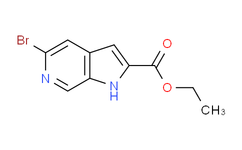CAS No. 800401-70-1, Ethyl 5-bromo-1H-pyrrolo-[2,3-c]-pyridine-2-carboxylate