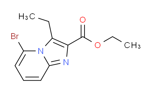CAS No. 1956331-10-4, Ethyl 5-bromo-3-ethylimidazo[1,2-a]pyridine-2-carboxylate