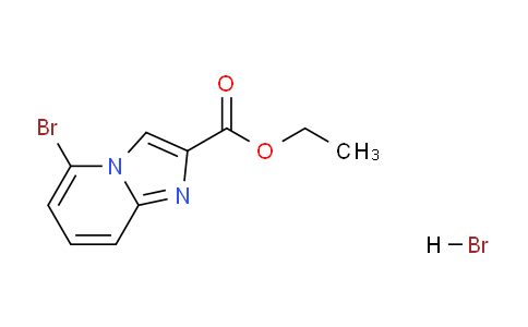 CAS No. 1332589-39-5, Ethyl 5-bromoimidazo[1,2-a]pyridine-2-carboxylate hydrobromide