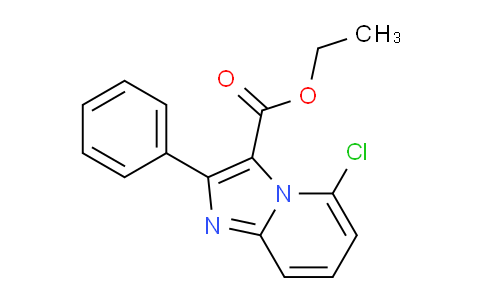CAS No. 959577-68-5, Ethyl 5-chloro-2-phenylimidazo[1,2-a]pyridine-3-carboxylate