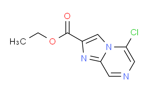 CAS No. 1250999-47-3, Ethyl 5-chloroimidazo[1,2-a]pyrazine-2-carboxylate