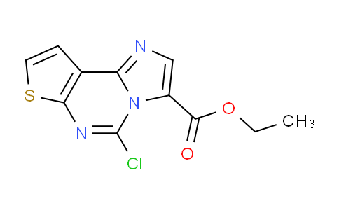 CAS No. 1160248-11-2, Ethyl 5-chloroimidazo[1,2-c]thieno[3,2-e]pyrimidine-3-carboxylate