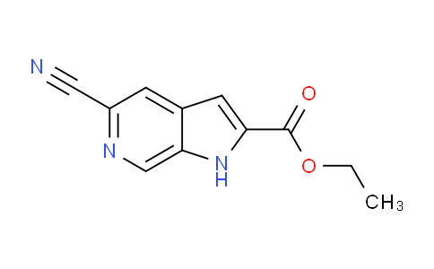 CAS No. 800401-87-0, Ethyl 5-cyano-1H-pyrrolo[2,3-c]pyridine-2-carboxylate