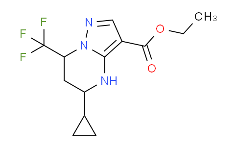 MC682607 | 827591-57-1 | Ethyl 5-cyclopropyl-7-(trifluoromethyl)-4,5,6,7-tetrahydropyrazolo[1,5-a]pyrimidine-3-carboxylate