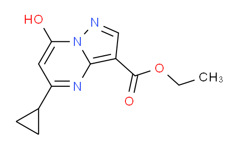 CAS No. 1429249-70-6, Ethyl 5-cyclopropyl-7-hydroxypyrazolo[1,5-a]pyrimidine-3-carboxylate