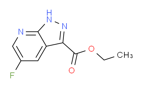 CAS No. 1823887-46-2, Ethyl 5-fluoro-1H-pyrazolo[3,4-b]pyridine-3-carboxylate