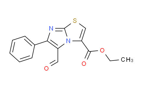 CAS No. 752244-07-8, Ethyl 5-formyl-6-phenylimidazo[2,1-b]thiazole-3-carboxylate