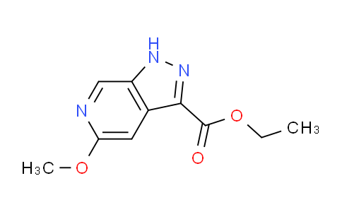 CAS No. 1956341-68-6, Ethyl 5-methoxy-1H-pyrazolo[3,4-c]pyridine-3-carboxylate