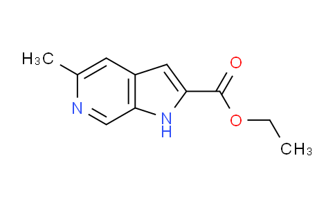 CAS No. 800401-90-5, Ethyl 5-methyl-1H-pyrrolo[2,3-c]pyridine-2-carboxylate