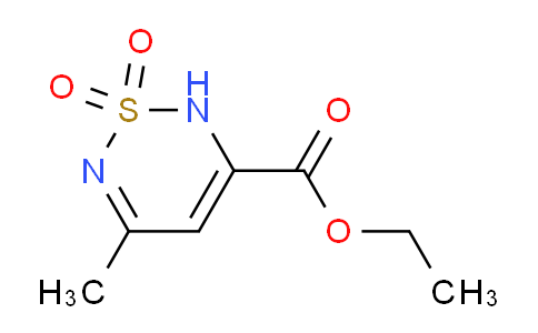 CAS No. 5863-20-7, Ethyl 5-methyl-2H-1,2,6-thiadiazine-3-carboxylate 1,1-dioxide
