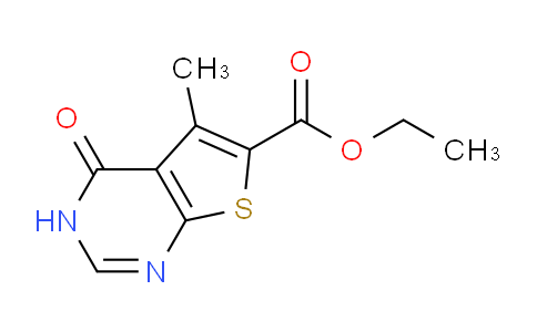 CAS No. 17417-67-3, Ethyl 5-methyl-4-oxo-3,4-dihydrothieno[2,3-d]-pyrimidine-6-carboxylate