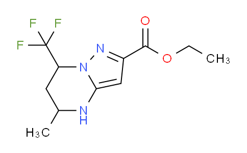 CAS No. 712319-10-3, Ethyl 5-methyl-7-(trifluoromethyl)-4,5,6,7-tetrahydropyrazolo[1,5-a]pyrimidine-2-carboxylate