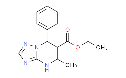 CAS No. 329795-91-7, Ethyl 5-methyl-7-phenyl-4,7-dihydro-[1,2,4]triazolo[1,5-a]pyrimidine-6-carboxylate