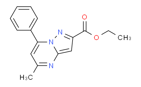CAS No. 932240-87-4, Ethyl 5-methyl-7-phenylpyrazolo[1,5-a]pyrimidine-2-carboxylate