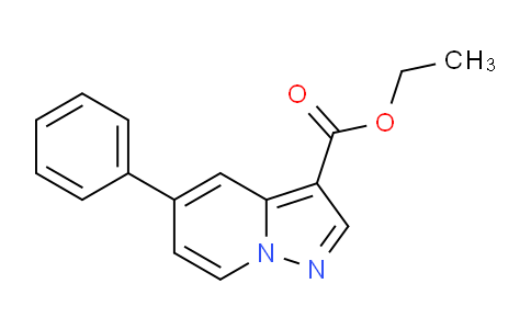 CAS No. 99446-40-9, Ethyl 5-phenylpyrazolo[1,5-a]pyridine-3-carboxylate