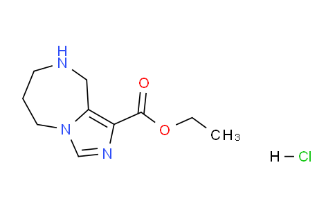 CAS No. 1422344-22-6, Ethyl 6,7,8,9-tetrahydro-5H-imidazo[1,5-a][1,4]diazepine-1-carboxylate hydrochloride