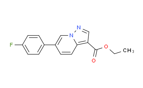 CAS No. 1207557-16-1, Ethyl 6-(4-fluorophenyl)pyrazolo[1,5-a]pyridine-3-carboxylate